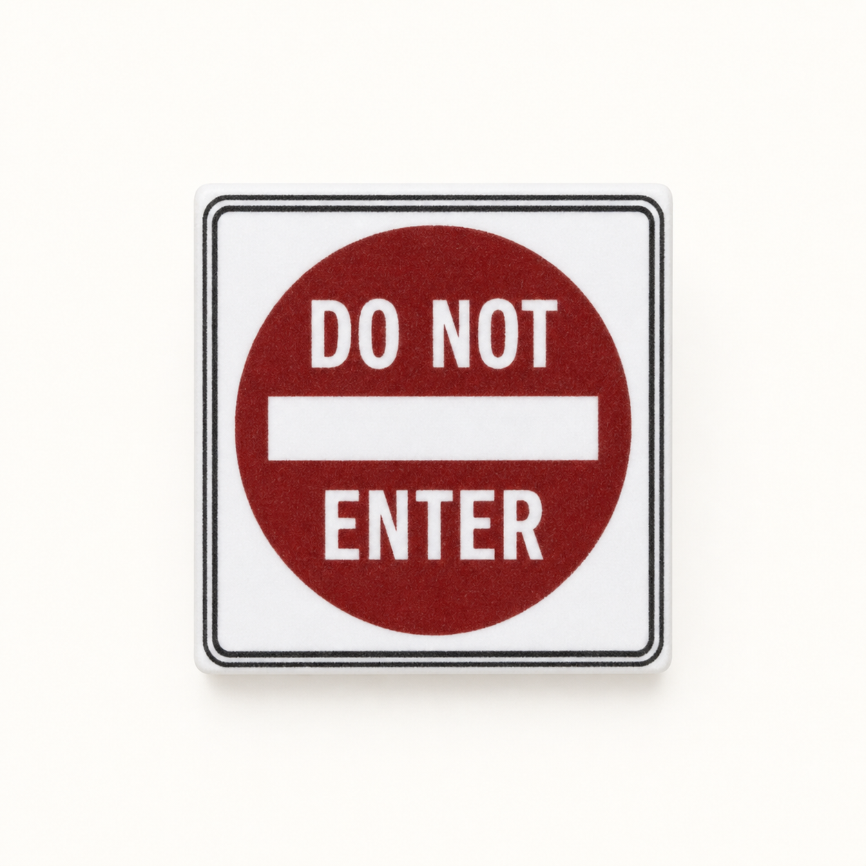 Do Not Enter Road Sign - 2x2