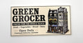 Green Grocer Billboard - 8x16