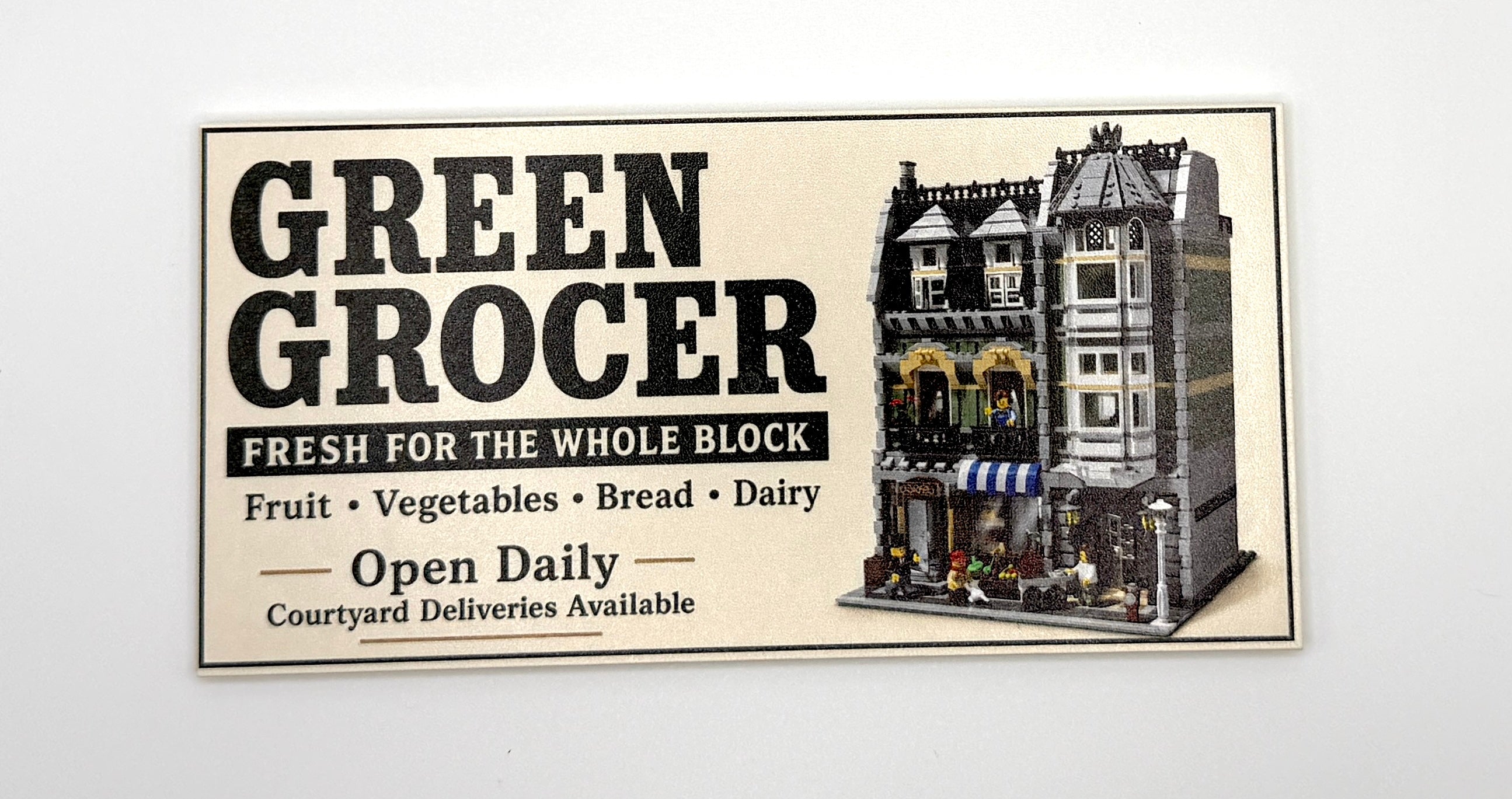 Green Grocer Billboard - 8x16