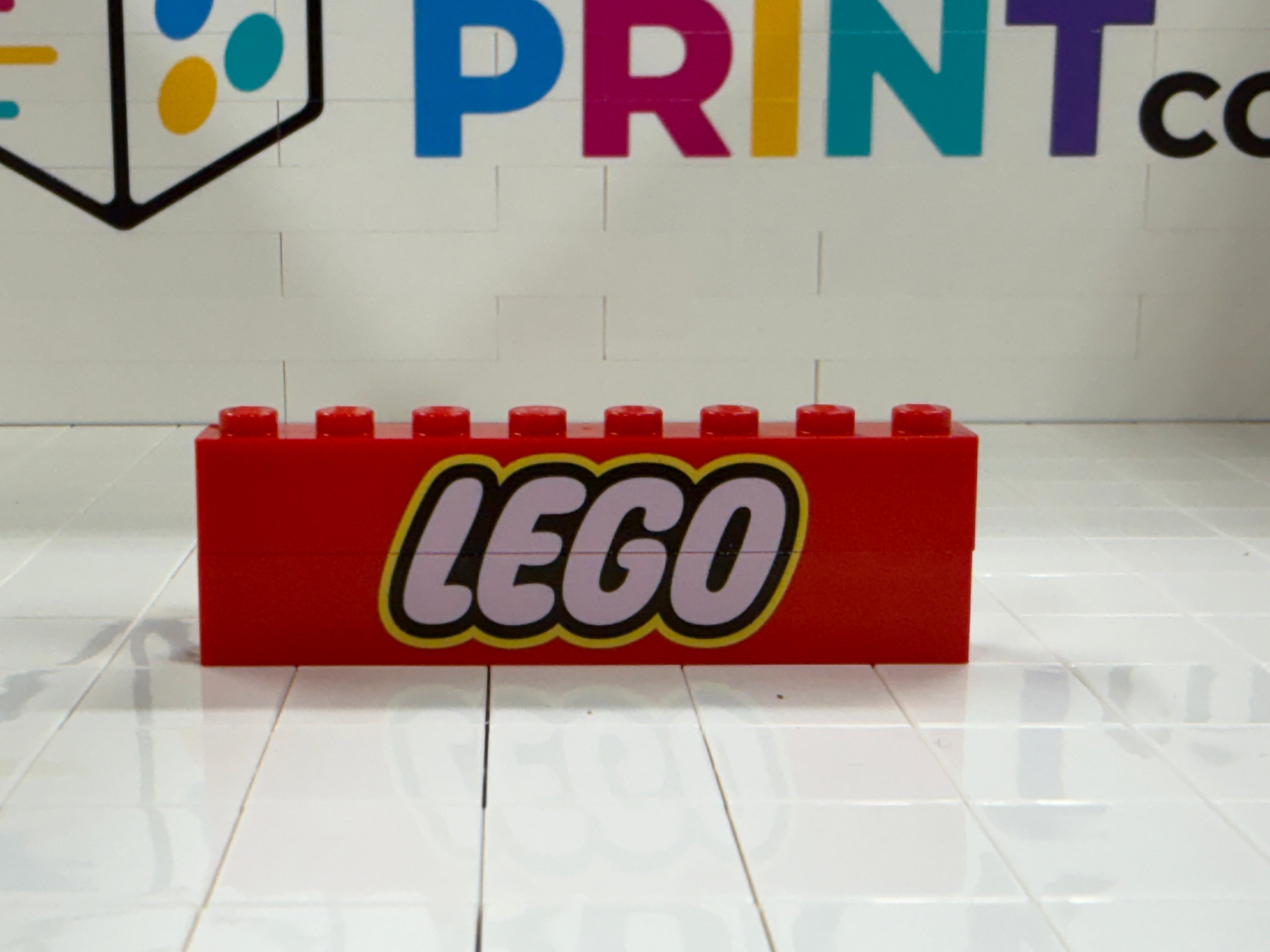 LEGO Name Badge Brick 1x8