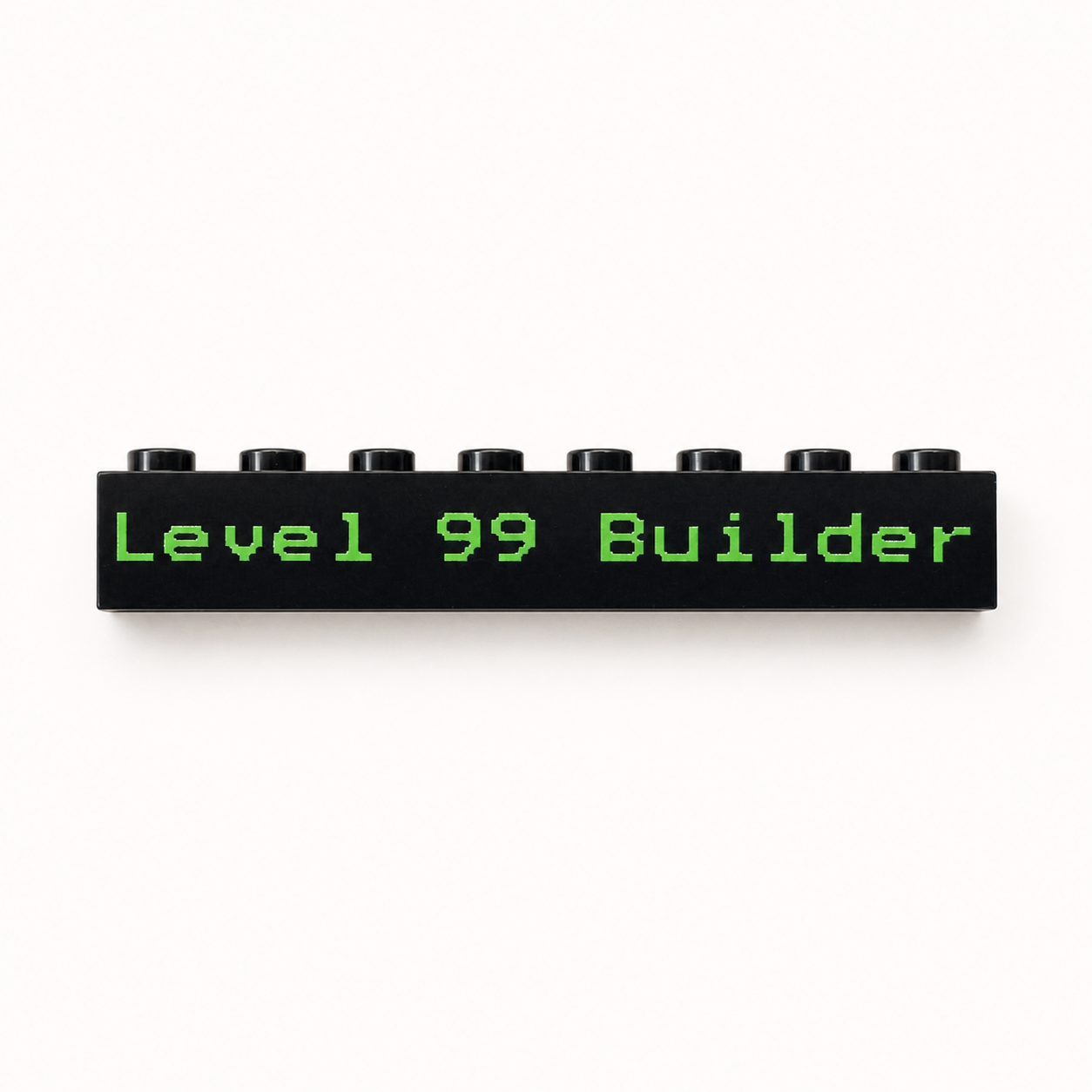 Level 99 Builder Name Brick - 1x8