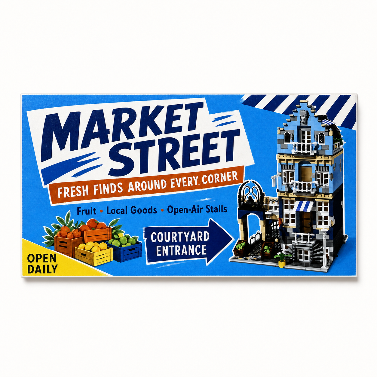 Market Street Billboard - 8x16
