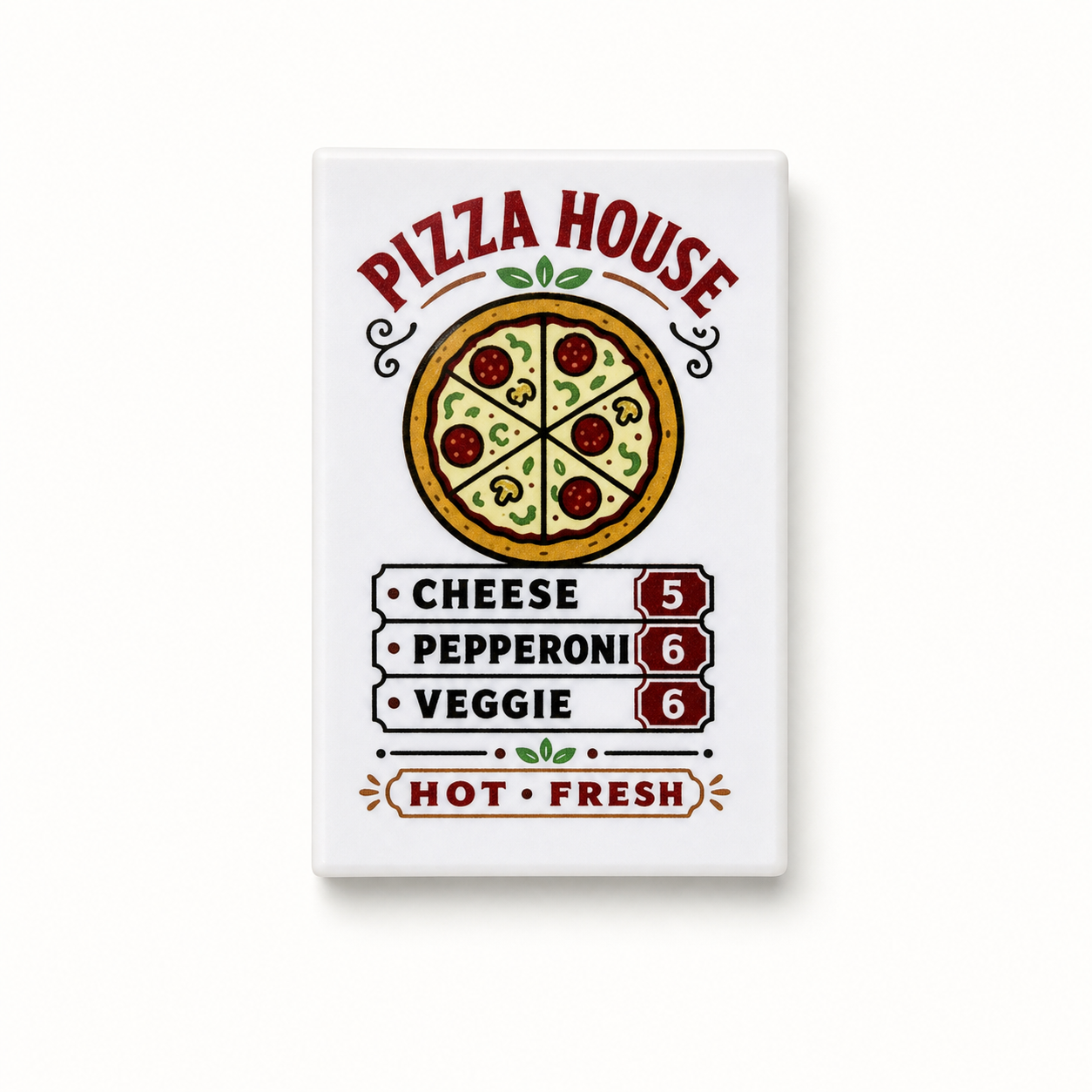 Pizza House Menu Board - 2x3