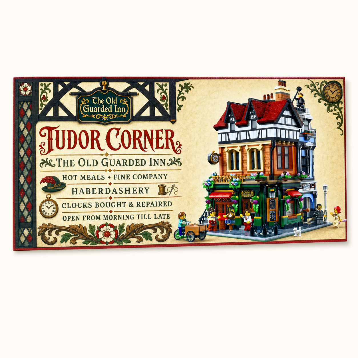 Tudor Corner Billboard - 8x16